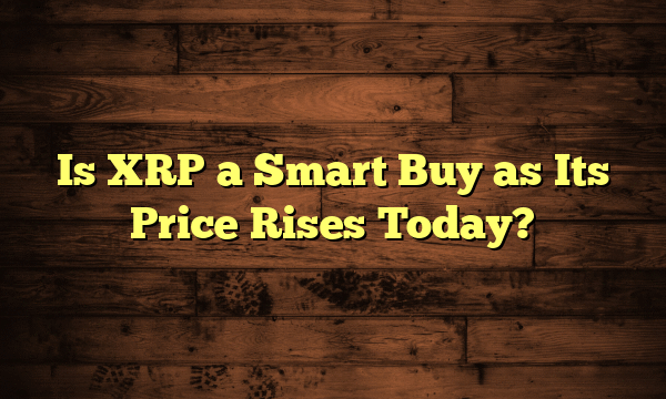 Is XRP a Smart Buy as Its Price Rises Today? Is XRP a Smart Buy as Its Price Rises Today?